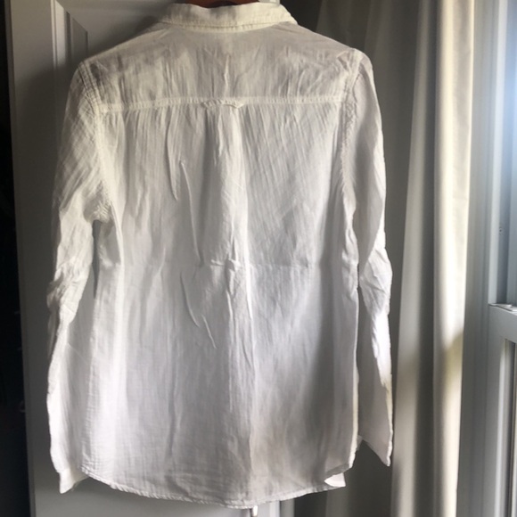 Eileen Fisher Cotton Gauze Button Down - Picture 6 of 11